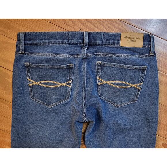 Abercrombie Fitch A&F Skinny Jeans Juniors (0R) 25X29 Stretch Med Wash - Picture 10 of 16